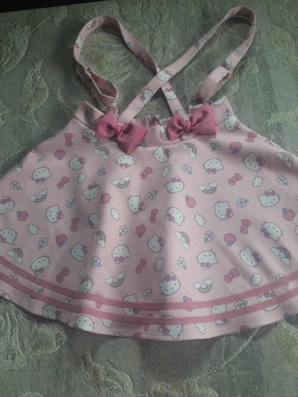 Hello kitty suspender skirt